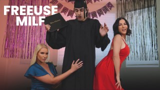 [FreeuseMilf] Vanessa Cage, Brooke Barclays (The Perks of Graduation)